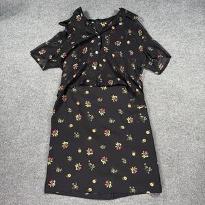 Talbots Tank Floral Maxi Dress And Mesh Over Shirt Y2K 90s Wildflowers